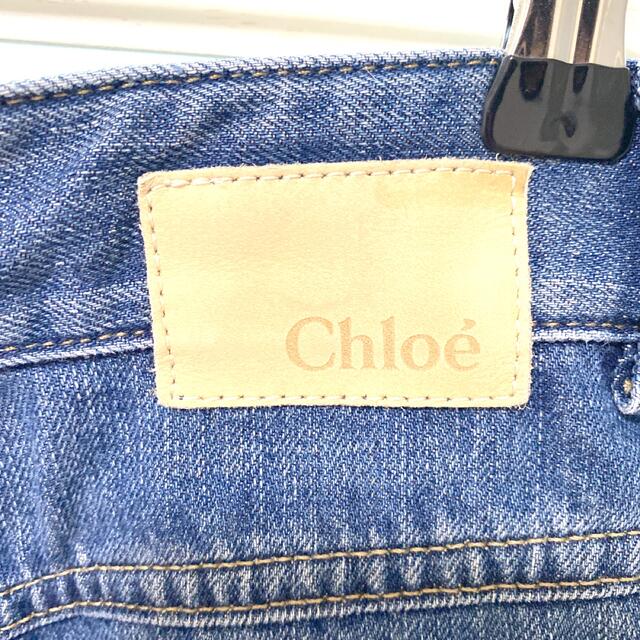 Chloe(クロエ)のクロエ　デニムショートパンツ レディースのパンツ(ショートパンツ)の商品写真