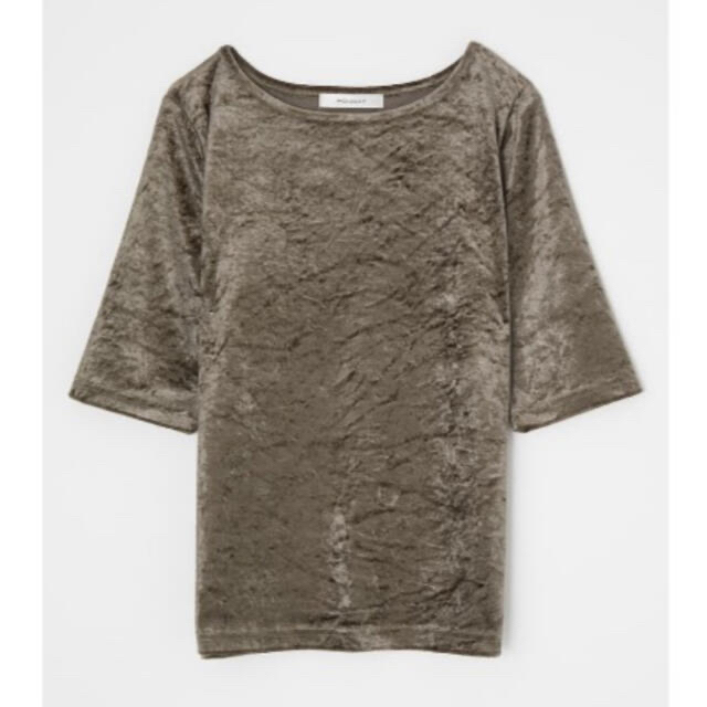 moussy(マウジー)のMOUSSY soft velor tops ベロアトップス レディースのトップス(Tシャツ(半袖/袖なし))の商品写真