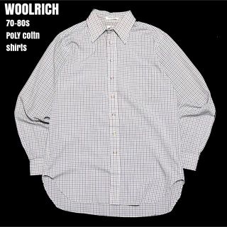 ウールリッチ(WOOLRICH)の＊5497 70s 80s woolrich ウールリッチ　ポリ混　長袖シャツ(シャツ)