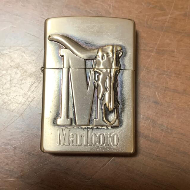 希少 非売品 マルボロ 2000年 牛 M エンブレム ジッポ zippo