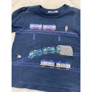 familiar - 【familiar ファミリア】 電車デザイン 長袖Tシャツ 100