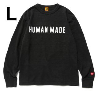 ヒューマンメイド(HUMAN MADE)の【新品】ヒューマンメイド HUMAN MADE ロンT ブラック L(Tシャツ/カットソー(七分/長袖))