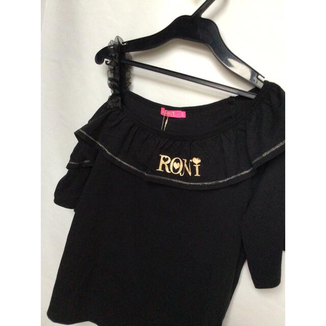 RONI(ロニィ)の⭐︎新品未使用⭐︎RONI ワンショルダーTシャツ　size146〜155cm キッズ/ベビー/マタニティのキッズ服女の子用(90cm~)(Tシャツ/カットソー)の商品写真