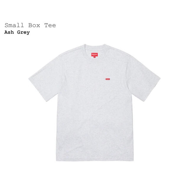 Supreme small box logo Tee Ash Gray Mサイズ-eastgate.mk