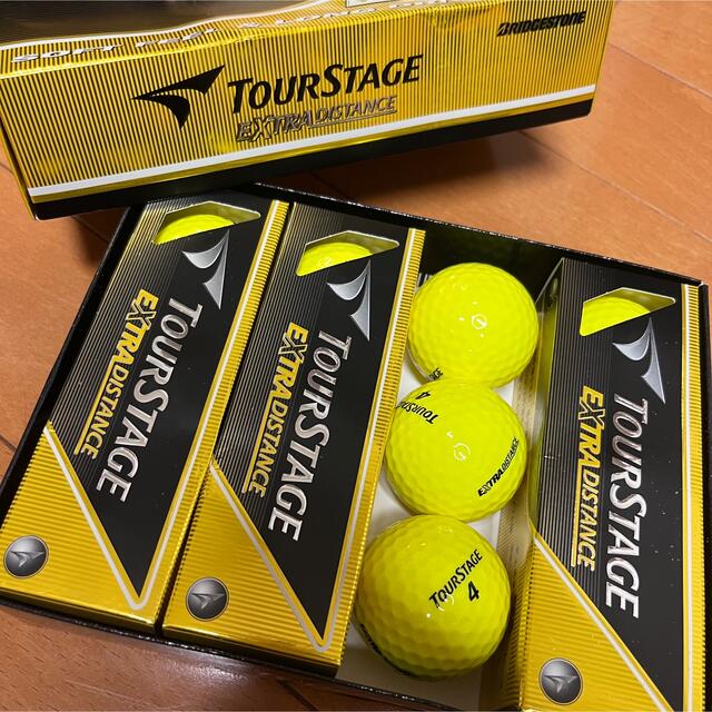 TOURSTAGE(ツアーステージ)のBridgestone ゴルフボール　ツアーステージ　エクストラディスタンス　黄 スポーツ/アウトドアのゴルフ(その他)の商品写真