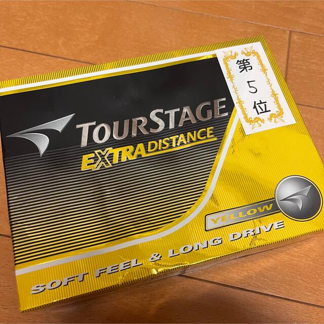 TOURSTAGE(ツアーステージ)のBridgestone ゴルフボール　ツアーステージ　エクストラディスタンス　黄 スポーツ/アウトドアのゴルフ(その他)の商品写真