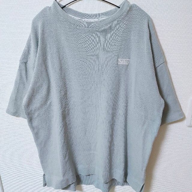 NUMBER (N)INE(ナンバーナイン)のナンバーナイン ヘビーウェイト ライトブルー 半袖Tシャツ メンズ size2 メンズのトップス(Tシャツ/カットソー(半袖/袖なし))の商品写真