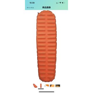 サーマレスト(THERMAREST)のTHERMAREST EVOLITE SELF INFLATINGマットレス(寝袋/寝具)