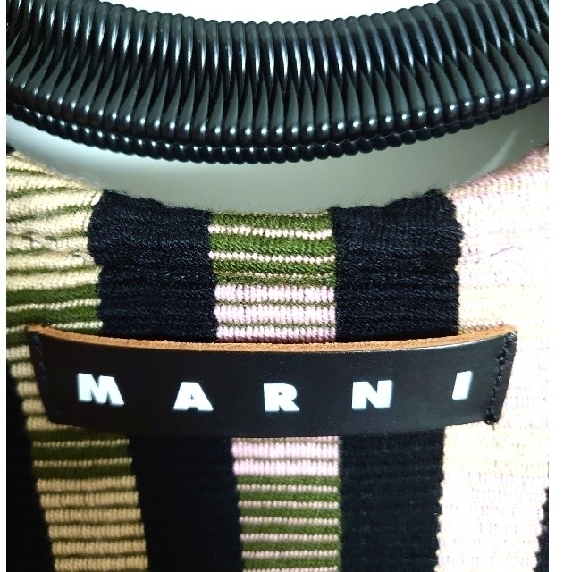 専用　マルニ　MARNI　ボートバッグ ブラックピンク