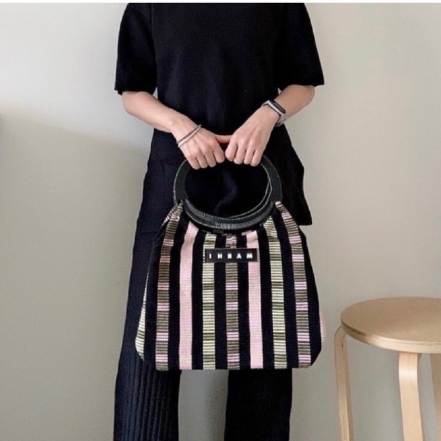 専用 マルニ MARNI ボートバッグ ブラックピンク | myglobaltax.com