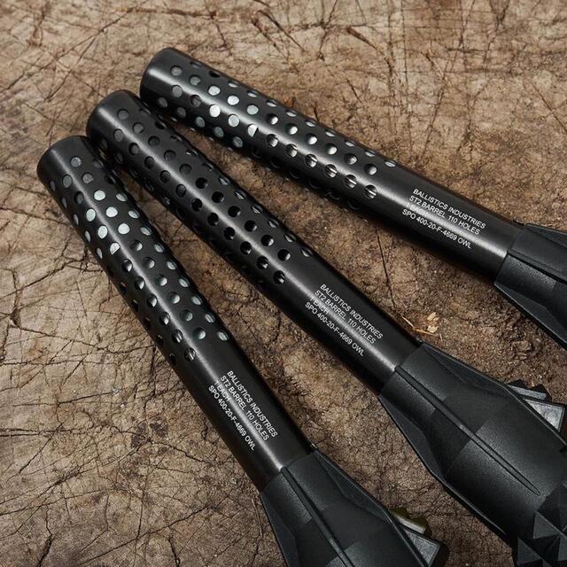しょうか BALLISTICS BALLISTICS ST2 BARREL GRIP ブラック セット 黒