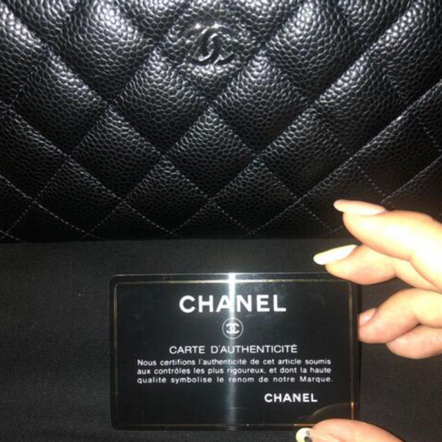 CHANEL(シャネル)のシャネル　ラウンドファスナー　長財布　マトラッセ　キャビアスキン　シルバー金具 メンズのファッション小物(長財布)の商品写真