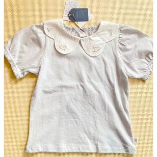 フタフタ(futafuta)の【新品】バースデイ　cottoli コトリ　半袖　トップス　パフスリーブ　(Tシャツ/カットソー)