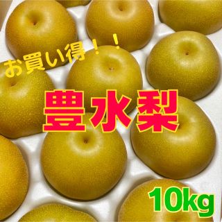 【今だけお試し価格】豊水梨2箱　10キロ②(フルーツ)