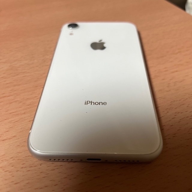 iPhoneXR White 64GB SIMフリー　純正ケース付属