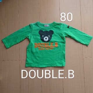 ダブルビー(DOUBLE.B)の【☆再値下げ☆】DOUBLE.B　長袖Ｔシャツ　サイズ80(Ｔシャツ)