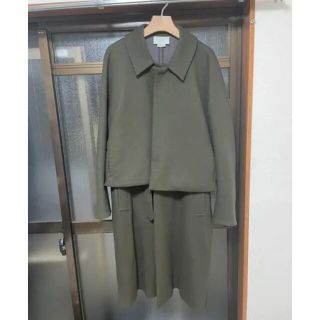 コモリ(COMOLI)の【19aw】yoke 3way share coat Olive(ステンカラーコート)