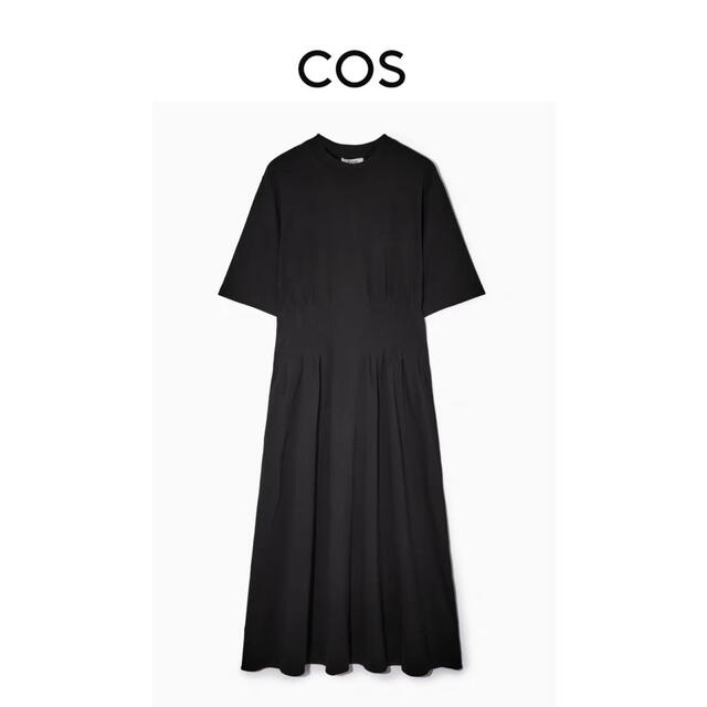 COS(コス)のCOS コス　PINTUCKED MIDI DRESS レディースのワンピース(ひざ丈ワンピース)の商品写真