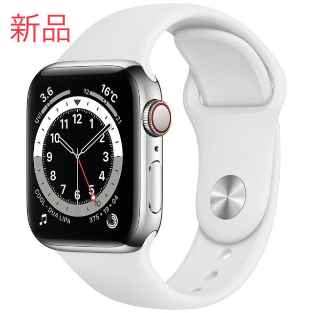 Apple Watch(アップルウォッチ)の【新品】Apple Watch Series 6 40mm シルバーステンレス メンズの時計(腕時計(デジタル))の商品写真