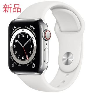 アップルウォッチ(Apple Watch)の【新品】Apple Watch Series 6 40mm シルバーステンレス(腕時計(デジタル))