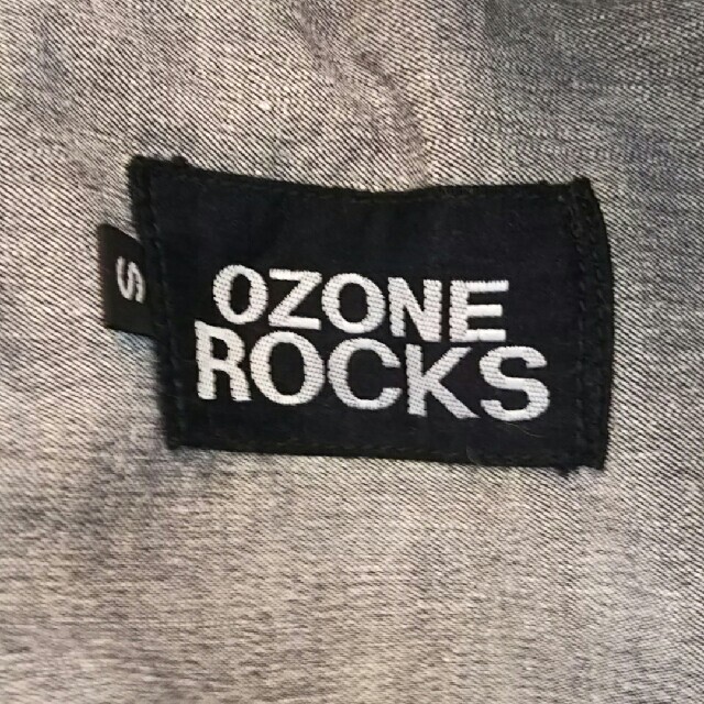 OZONE ROCKS(オゾンロックス)の・オゾンロックス つなぎ ブラック染めヒッコリー ヘンプデニム S ヴィンテージ メンズのパンツ(サロペット/オーバーオール)の商品写真