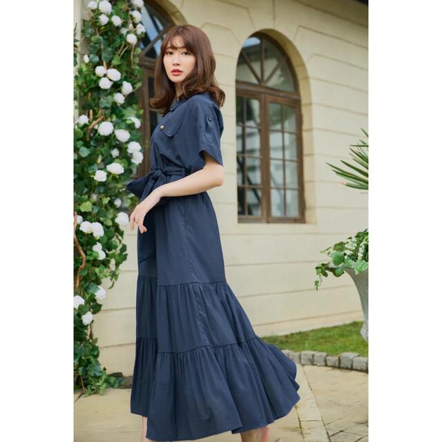 Her lip to(ハーリップトゥ)のHer lip to Day Dreaming Long Shirt Dress レディースのワンピース(ロングワンピース/マキシワンピース)の商品写真