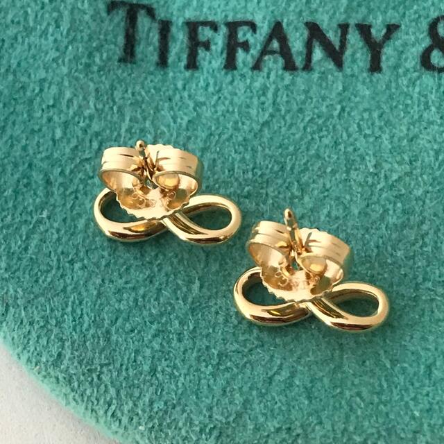 Tiffany & Co.(ティファニー)のTiffany  K18YGインフィニティピアス　美品 レディースのアクセサリー(ピアス)の商品写真