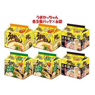 ハウスショクヒン(ハウス食品)の【組み合わせ自由アソートセット】うまかっちゃん（５食パック×６個セット）(インスタント食品)