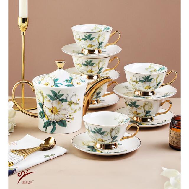 西洋ティー・コーヒーカップセット カップ6客セット-