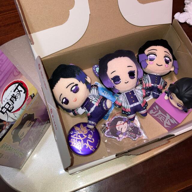 鬼滅の刃 胡蝶しのぶ　フィギュア　ぬいぐるみ　グッズセット 鬼滅の刃 胡蝶しのぶ フィギュア ぬいぐるみ 9点セット - メルカリ