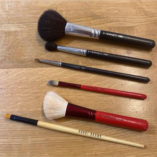 マック(MAC)のMac,BOBBI BROWN メイクブラシ6本セット(ブラシ・チップ)