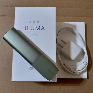 アイコス(IQOS)の【美品】IQOS アイコス イルマ ワン 本体  グリーン(タバコグッズ)