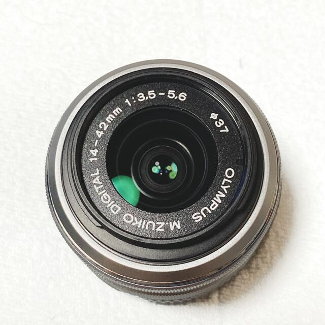 OLYMPUS(オリンパス)の【難あり】OLYMPUS M.ZUIKO DIGITAL 14-42mm スマホ/家電/カメラのカメラ(レンズ(ズーム))の商品写真