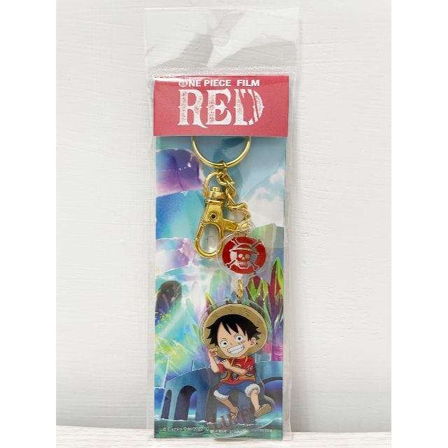 【台湾限定】ONE PIECE FILM RED公開記念ルフィキーホルダー エンタメ/ホビーのアニメグッズ(キーホルダー)の商品写真