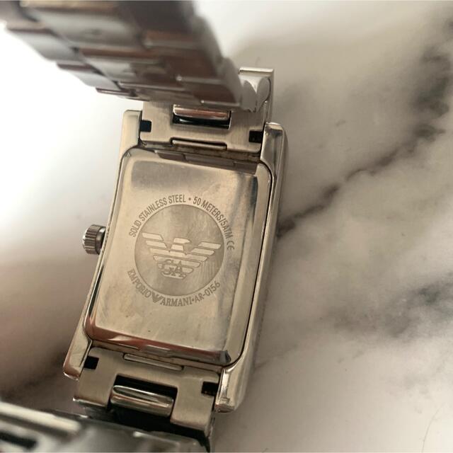 Emporio Armani(エンポリオアルマーニ)のアルマーニ　レクタンギュラー腕時計　AR-0156 メンズの時計(腕時計(アナログ))の商品写真