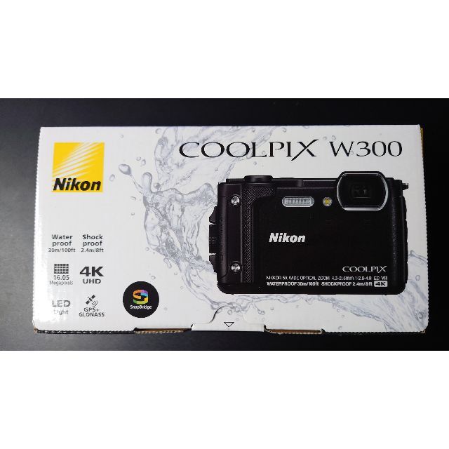 ☆新品☆ニコン Nikon デジタルカメラ COOLPIX W300 BK