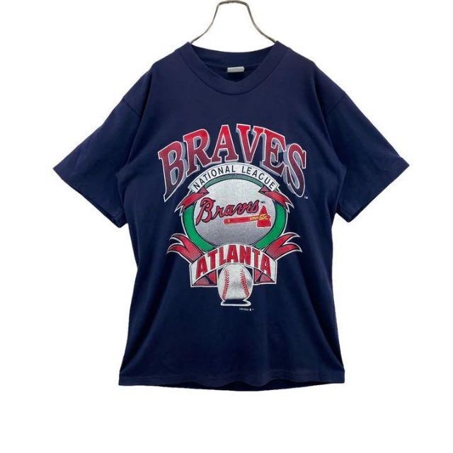 MLB Atlanta Braves ブレーブス Tシャツ ネイビー