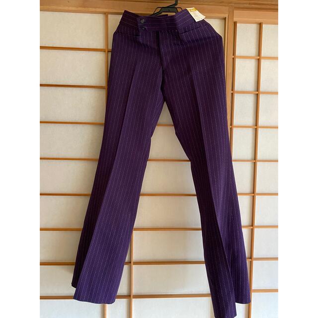 purple slacks パープルスラックス パンツ デッドストック 紫