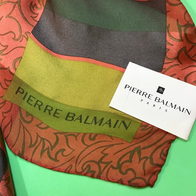 PIERRE BALMAIN   絹100%   スカーフ　新品未使用