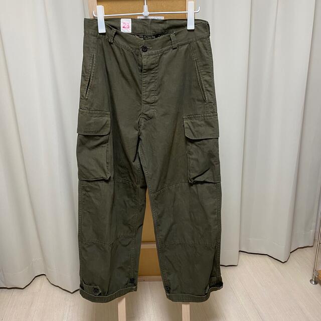 COMOLI(コモリ)のoutil m47 PANTALON BLESLE 23 OLIVE メンズのパンツ(ワークパンツ/カーゴパンツ)の商品写真