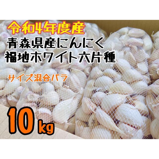 青森県産福地ホワイト六片種令和4年度青森県産にんにくバラ サイズ混合