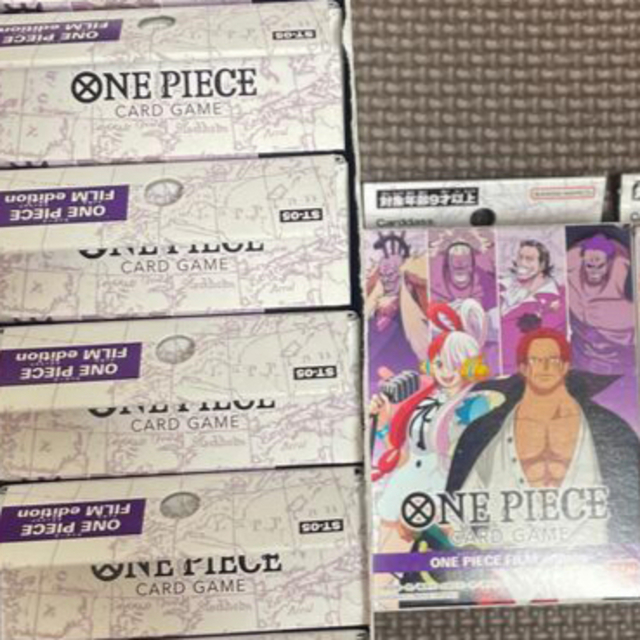 新品　ONE PIECEカードゲーム　film edition 5箱セット