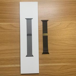 アップルウォッチ(Apple Watch)のAppleWatch バンド　グラファイトミラネーゼループ 41mm(金属ベルト)