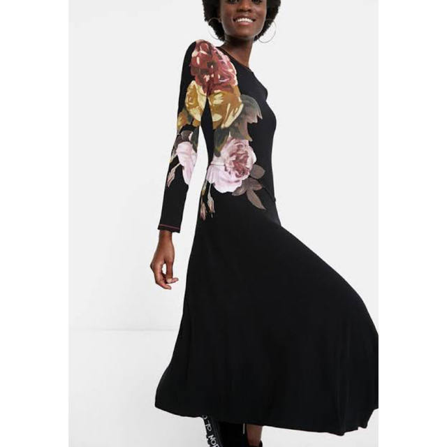 DESIGUAL - 美品✨定価19,900円 デシグアル 落ち感のあるワンピース L