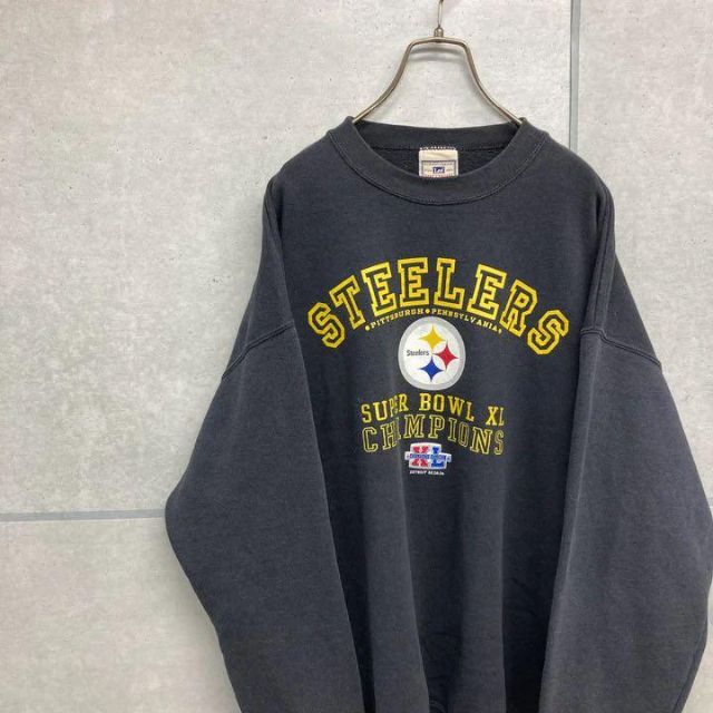 Lee STEELERS ヘビーウエイト スウェット ブラック