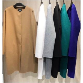 セオリー(theory)のTheory 18aw ノーカラーコート(ロングコート)