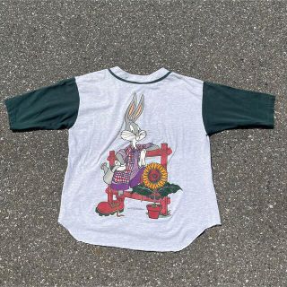 アメリヴィンテージ(Ameri VINTAGE)の【超希少】ルーニーテューンズ　カーディガン　スポーツウェア　薄手　ヴィンテージ(Tシャツ/カットソー(半袖/袖なし))