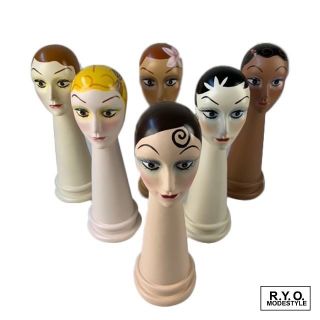 マネキン トルソー ボディ ドール ネックレススタンドS バタフライ(小物入れ)