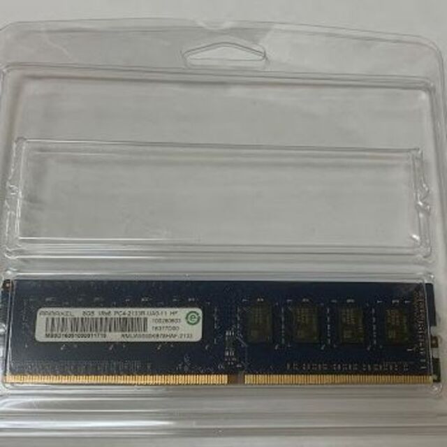 中古美品！RAMAXEL　DDR4-2133　メモリ8GB スマホ/家電/カメラのPC/タブレット(PCパーツ)の商品写真