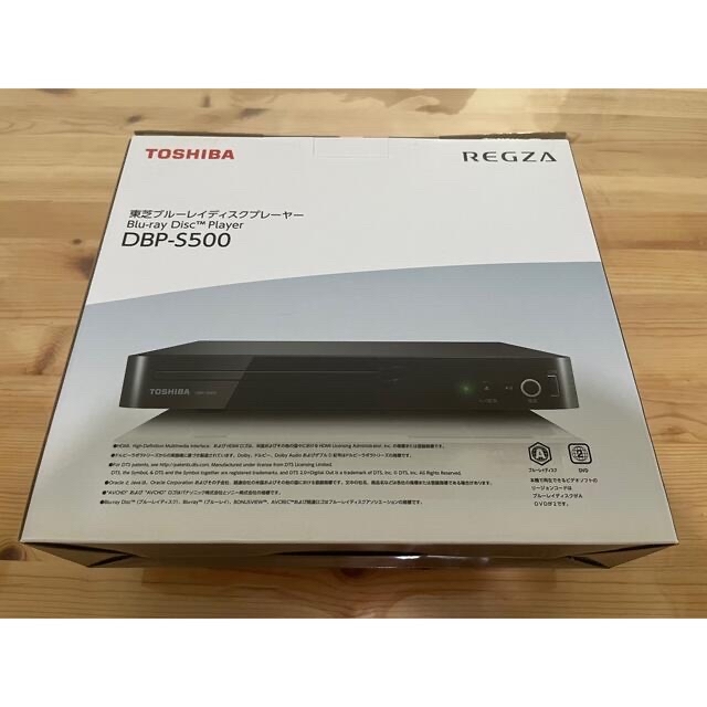 東芝 - TOSHIBA REGZA レグザブルーレイプレーヤー DBP-S500の通販 by